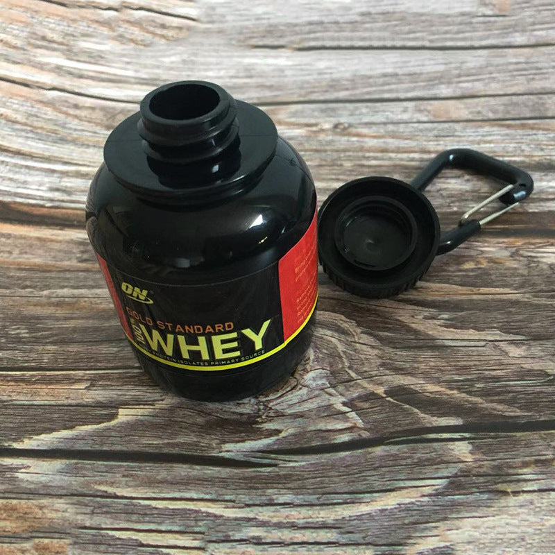 Mini Portable Protein Container Powder Bottle