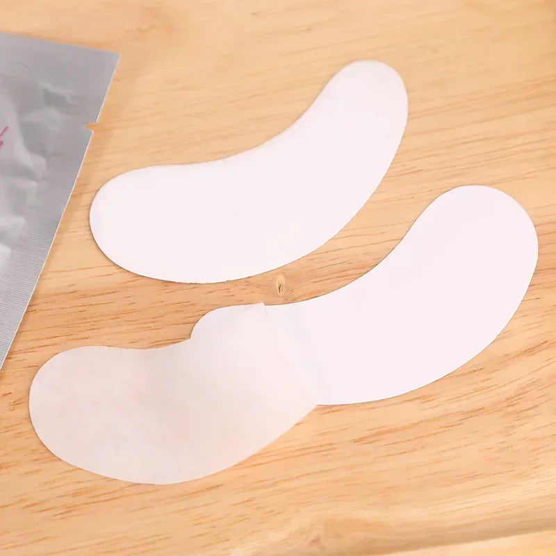 50 pairs eyelash gel patches for under-eye care and lash extension application
