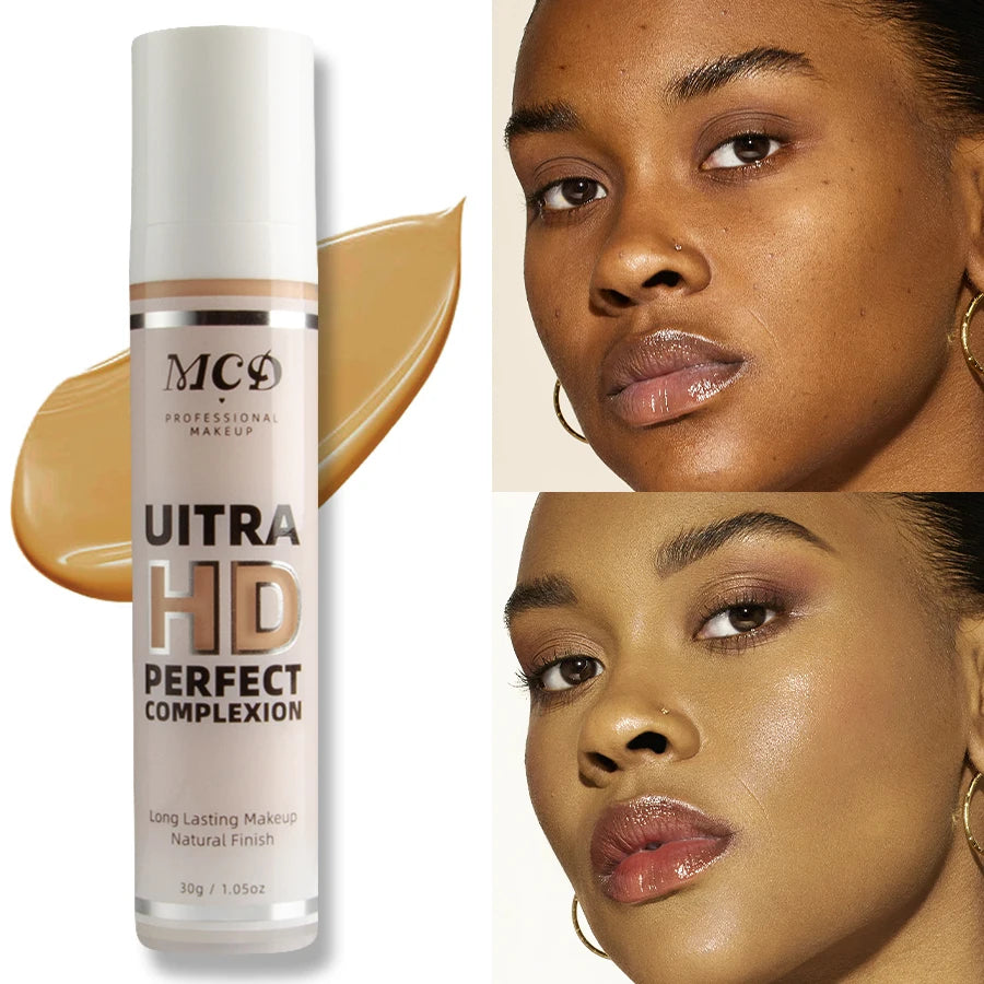 9 Shade Full Coverage Concealer Liquid Foundation