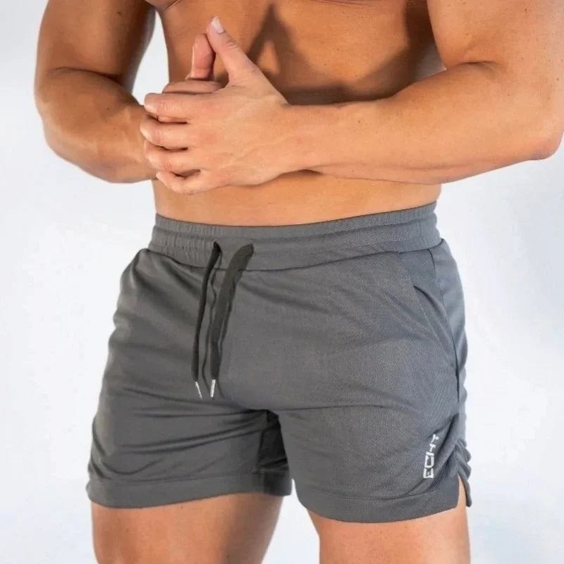 2026 New Men's Gym Training Shorts, Sports and Leisure Fitness Mesh Beach Shorts, Quick Drying Breathable Men's Shorts