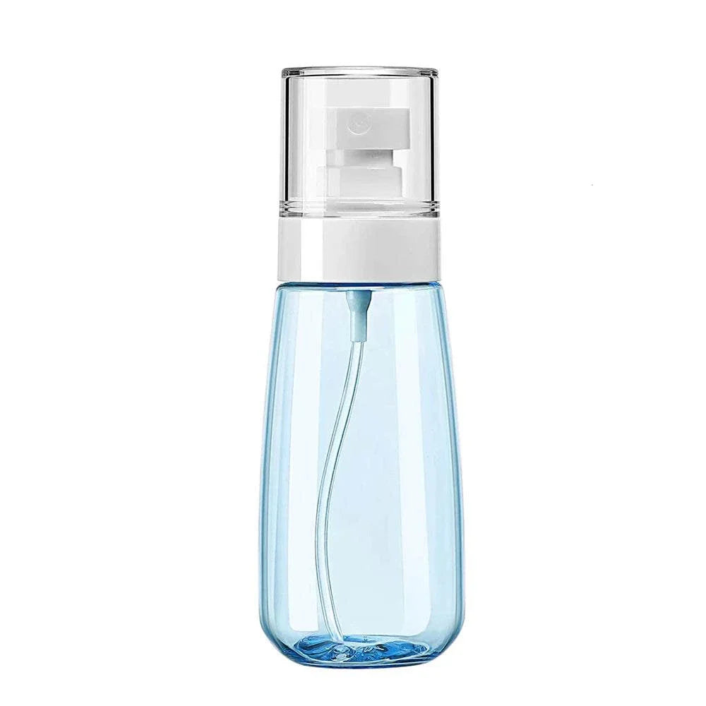 30ml refillable mini travel spray bottle with fine mist nozzle and leak-proof cap for hair, face, sanitizer, and plants
