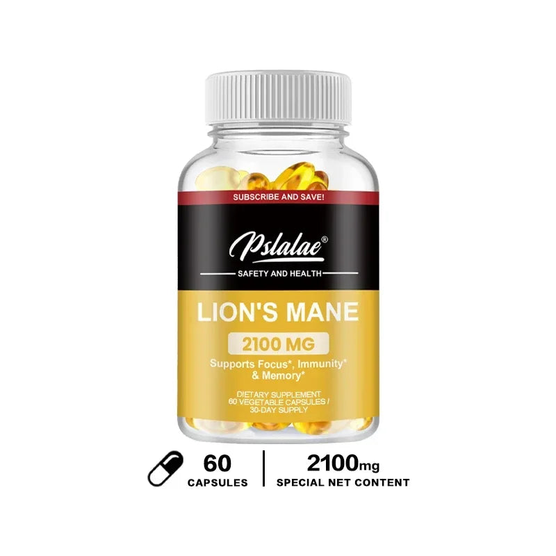 Natural Premium Lion’s Mane Mushroom Capsules