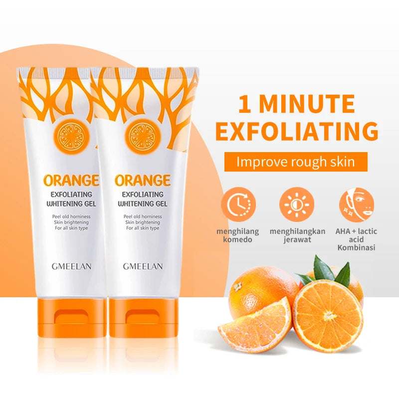 Orange Exfoliating Gel – Gentle Brightening & Hydrating Korean Skincare