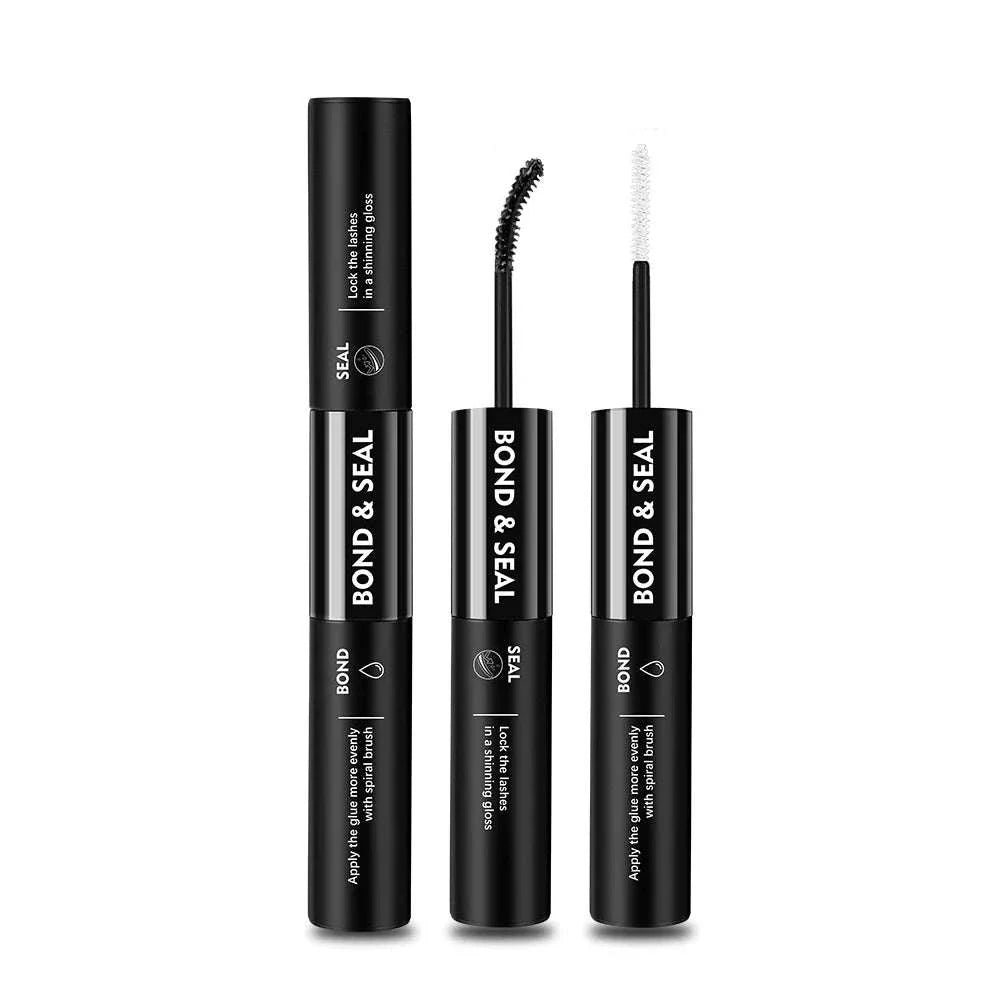 2-in-1 Bond & Seal Lash Glue waterproof long-lasting lash adhesive with double head design and precision applicators