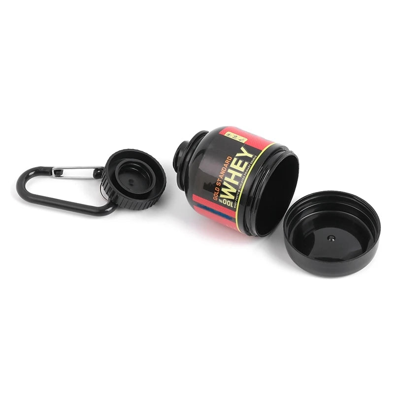 Mini Portable Protein Container Powder Bottle