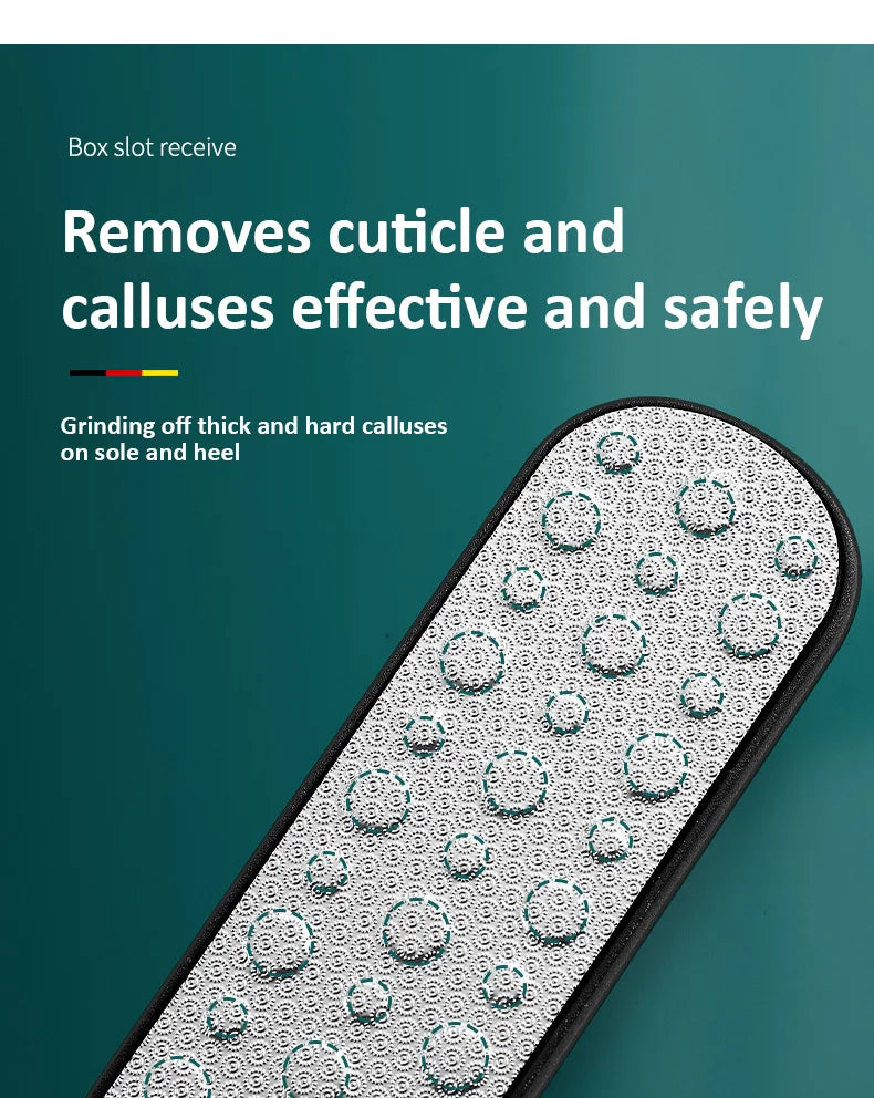 High-Quality 304 Stainless Steel Foot File – Double-Sided Callus Remover