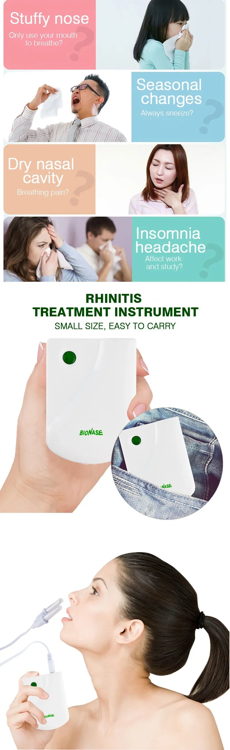 Nose Rhinitis Nose Health BioNase Machine