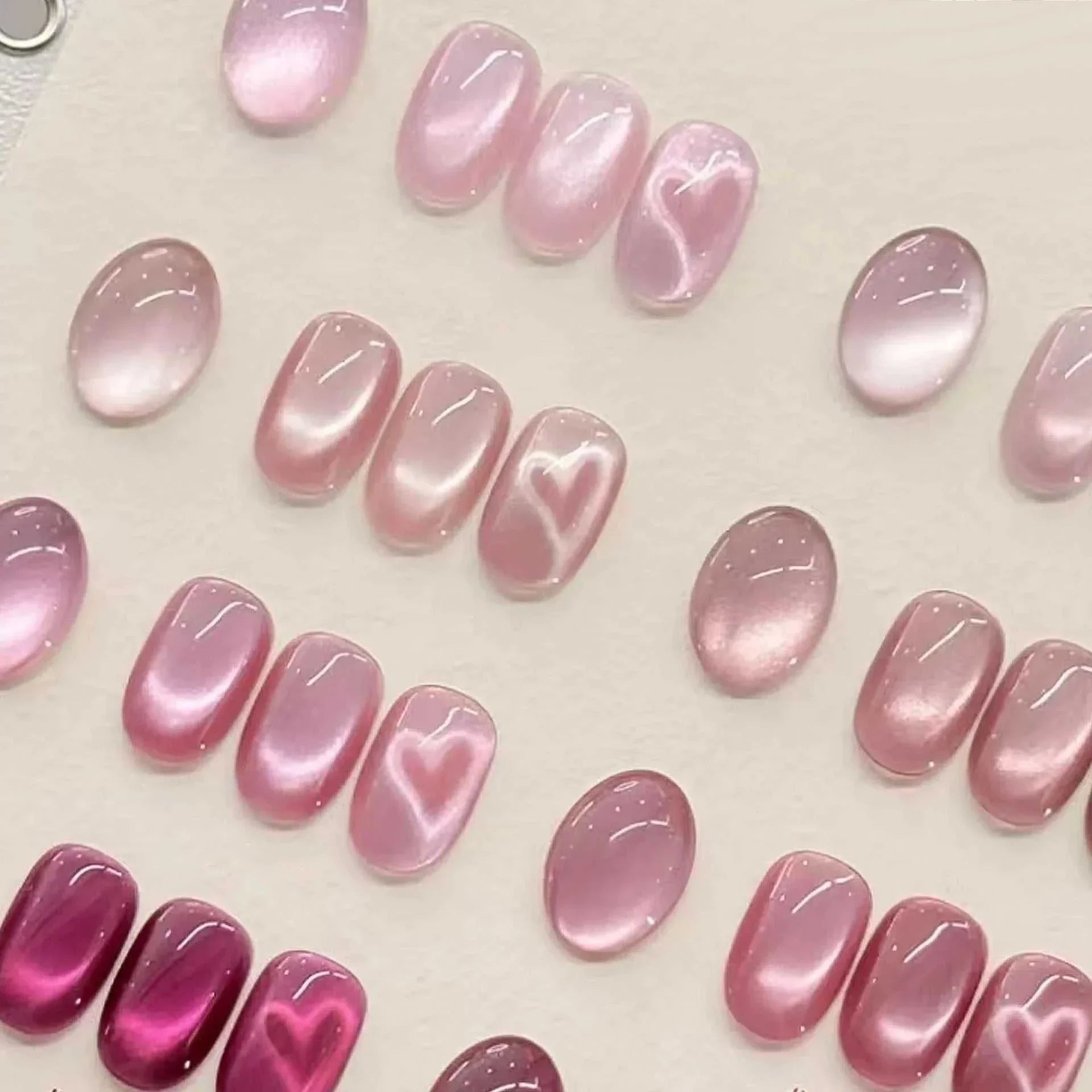 Heart Shaped Cat Eye Magnet