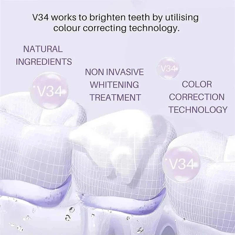 5D Teeth Whitening Stick with natural ingredients and color correcting technology for non-invasive whitening treatment