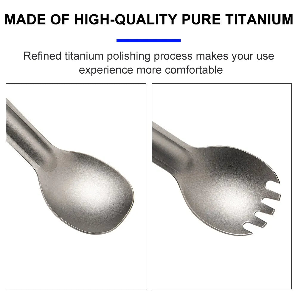 Widesea Camping Titanium Spork