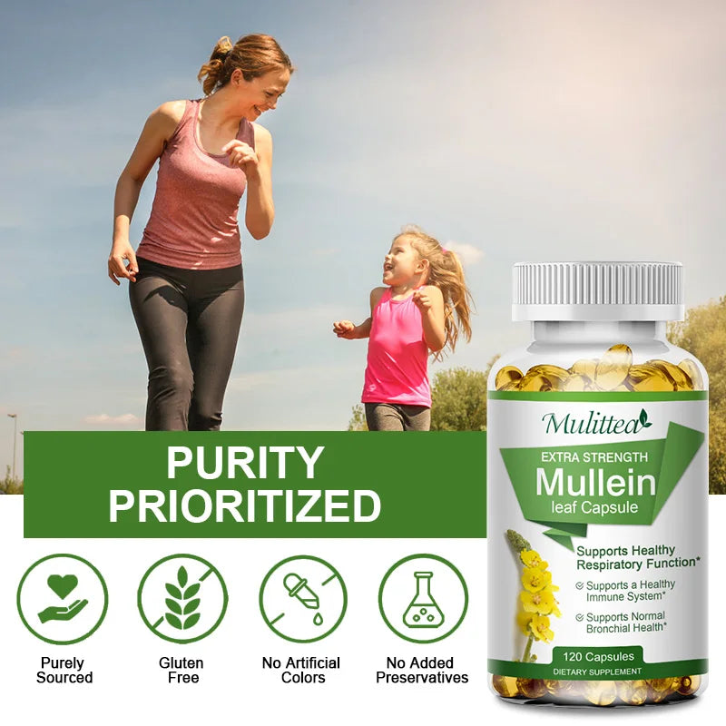 Natural Mullein Leaf Capsules
