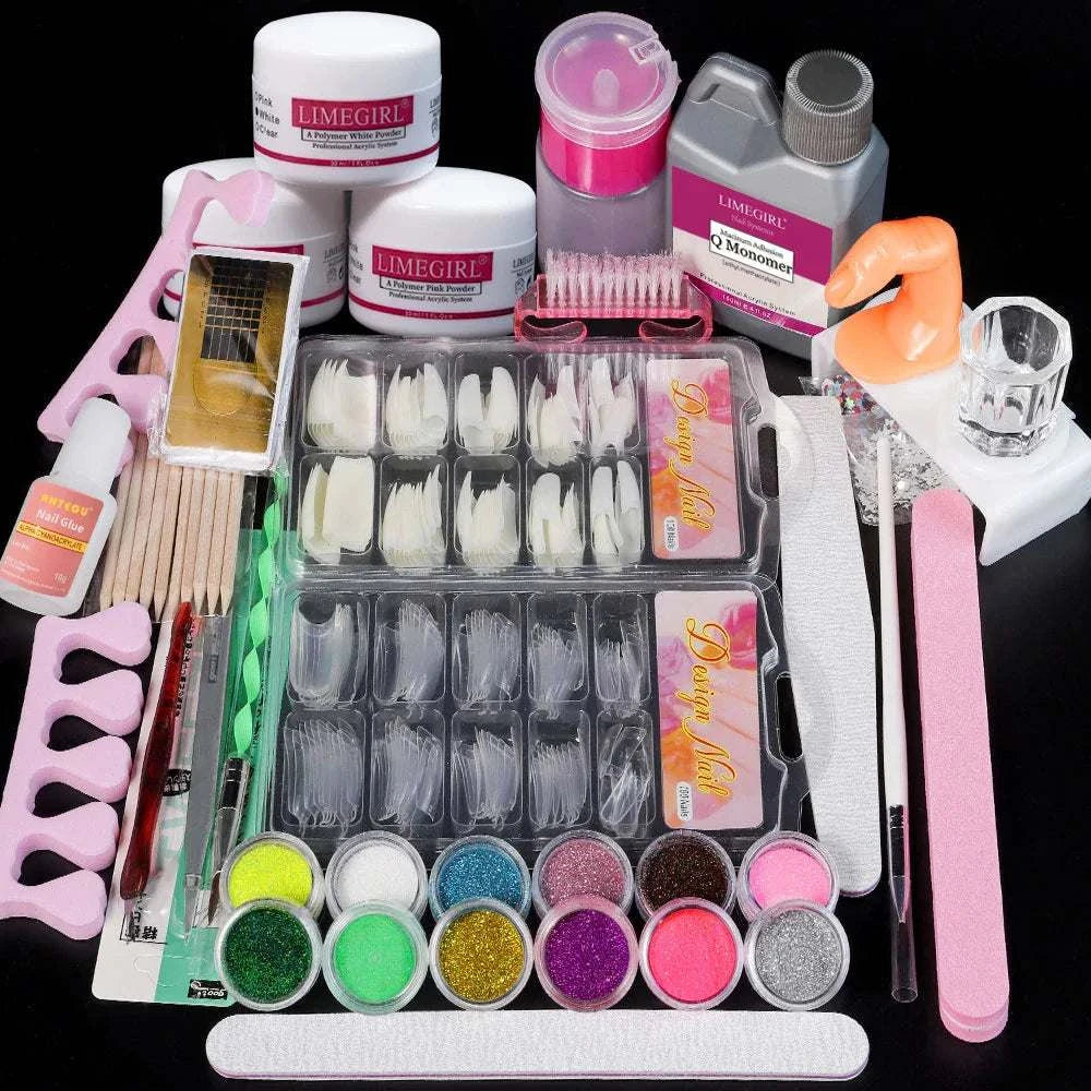 Nail Acrylic Powder & Liquid Monomer Set
