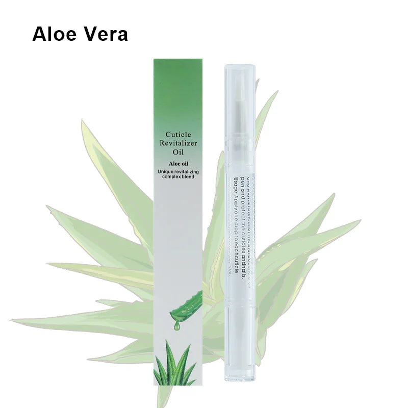 40PCS Cuticle Oil Pen Set Aloe Vera scent nourishing dry cuticles and promoting healthy nails