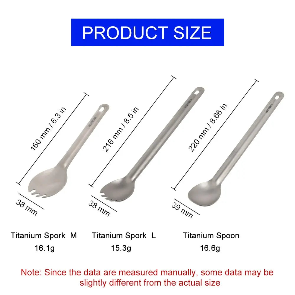 Widesea Camping Titanium Spork