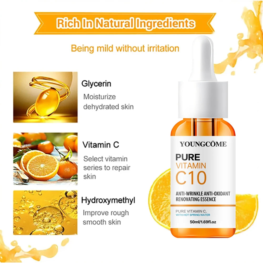 Vitamin C & Hyaluronic Acid Serum – Brighten, Hydrate & Repair Skin