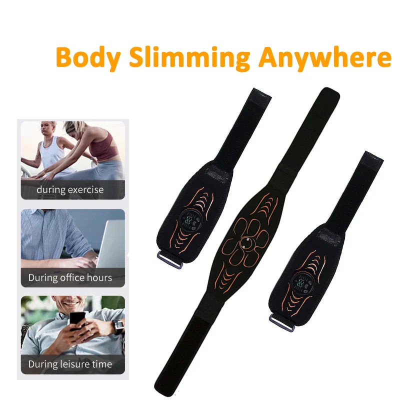 Smart Abdominal Massager and Muscle Toner Belt with EMS technology for full body slimming and toning