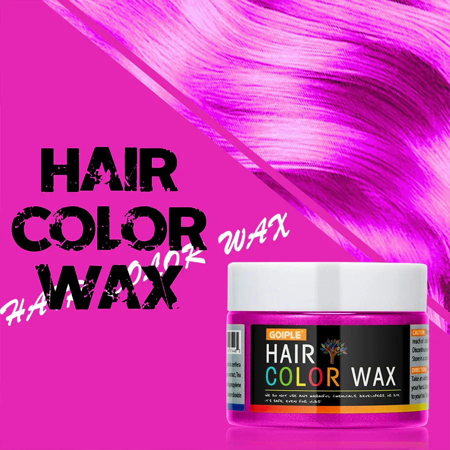 GOIPLE Hair Colour Wax vibrant temporary washable hair color cream for hair beard and eyebrows