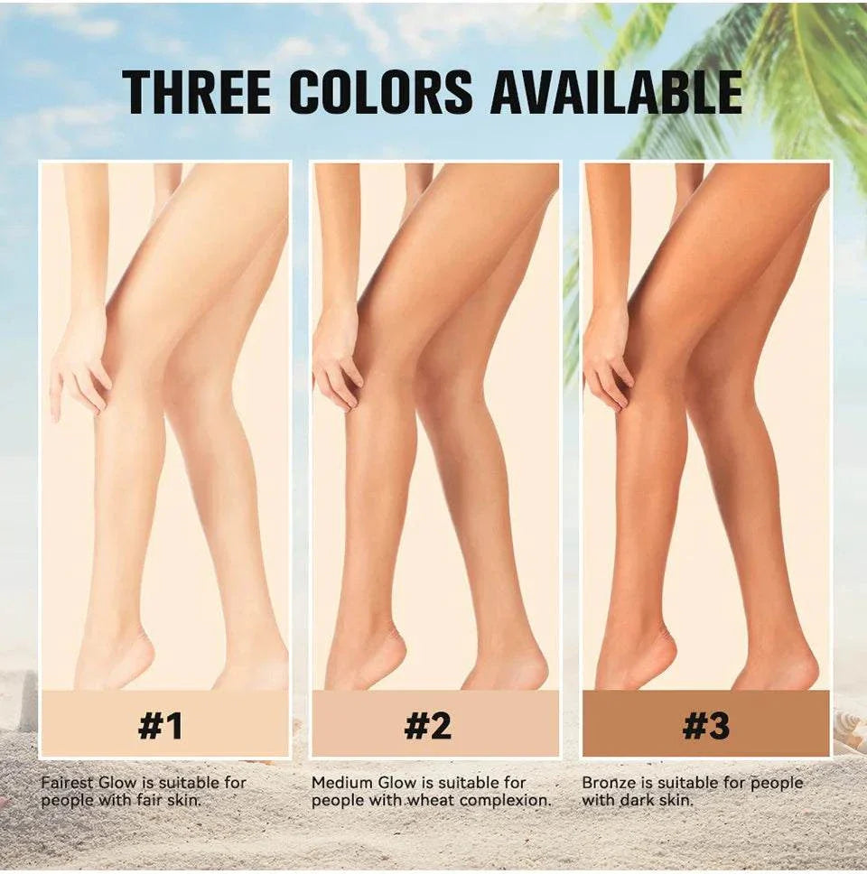 100ml leg makeup in three shades for flawless, waterproof, and long-lasting coverage on legs