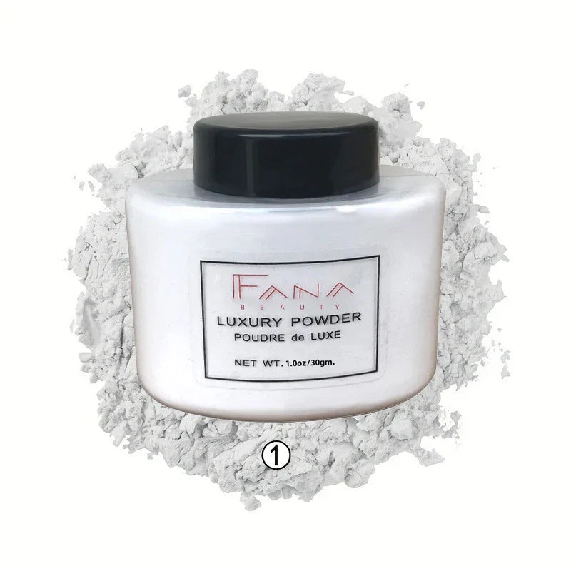 4 Colors Luxury Banana Powder loose setting powder with oil-control, lightweight breathable formula for a matte finish and flawless complexion