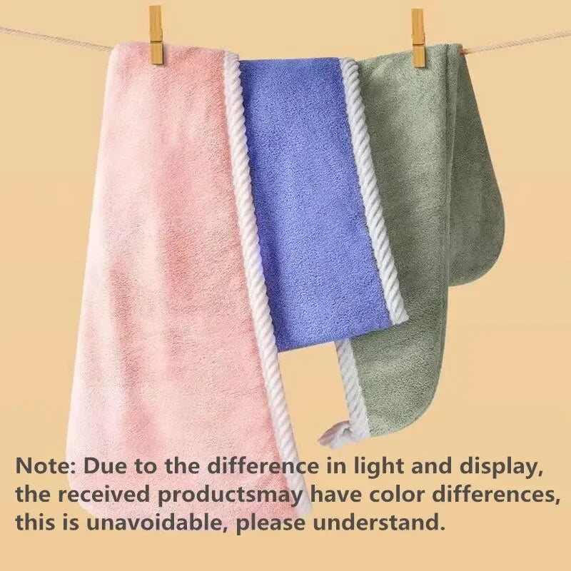 Double Thick Dry Hair Towel Cap