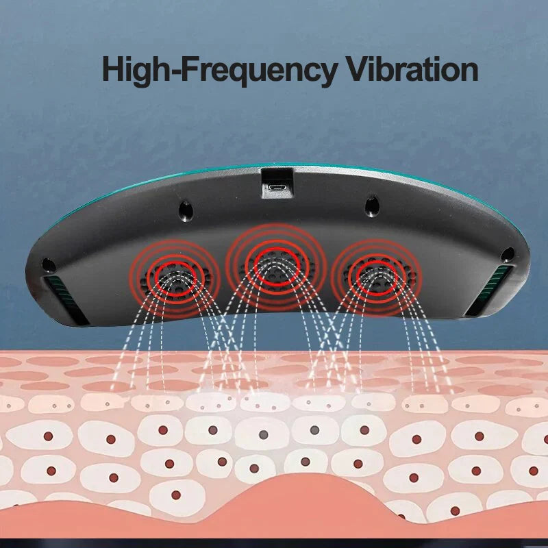 Waist Belt Waist fitness massager with high-frequency vibration and heating for fat burning and body contouring