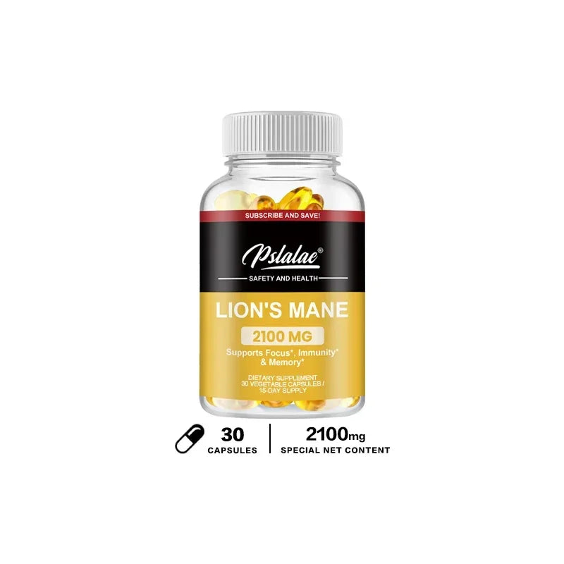Natural Premium Lion’s Mane Mushroom Capsules