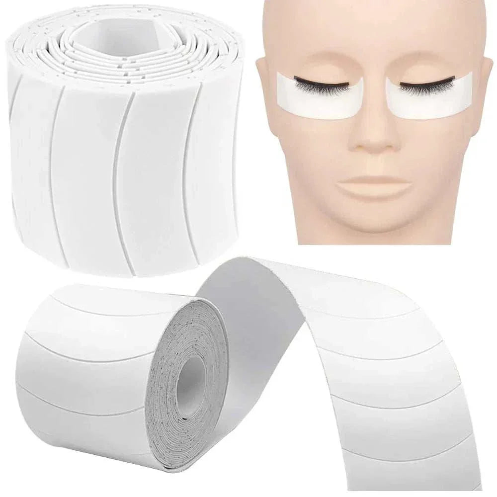 110 pieces roll of soft foam eye tapes for eyelash extensions and makeup application.