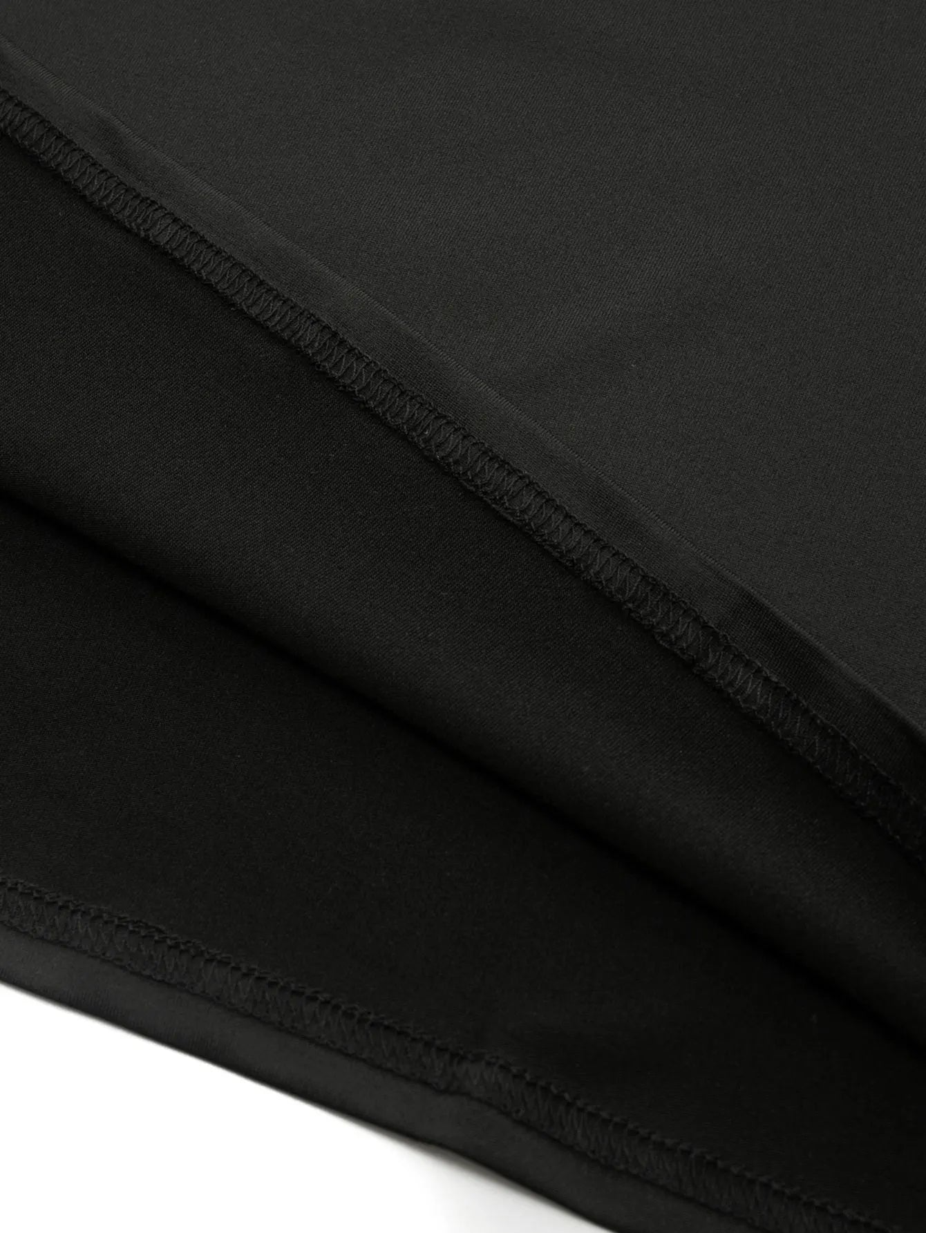 Men's Sports Vest black quick-dry breathable compression fabric close-up
