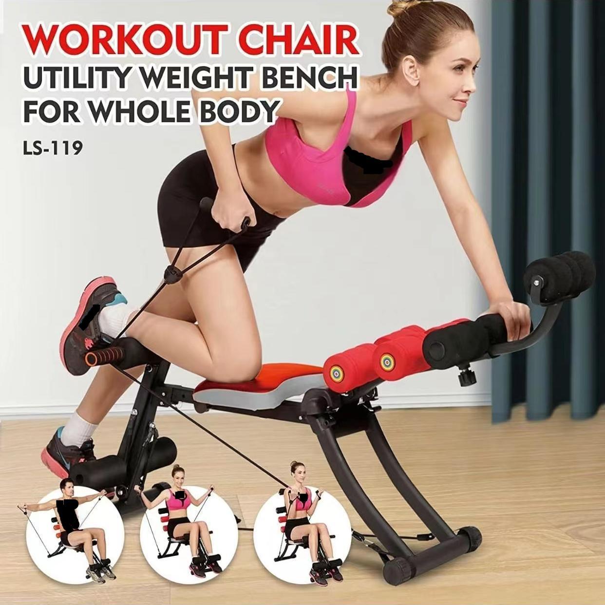 Ab Machine for Home Gym – Core Strength & Sit-Up Workout Equipment