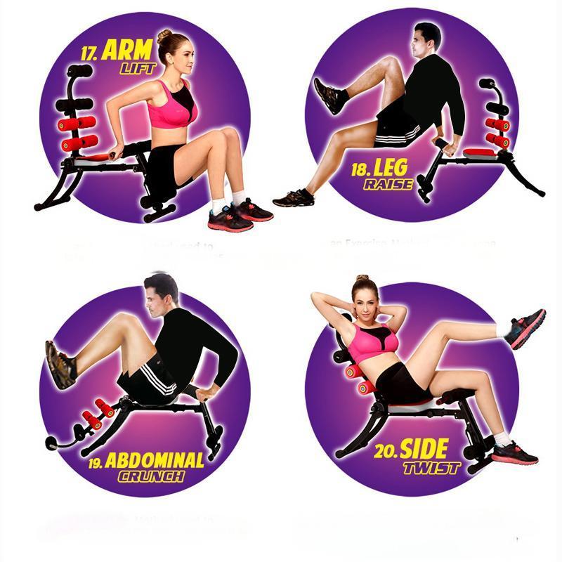 Ab Machine for Home Gym – Core Strength & Sit-Up Workout Equipment