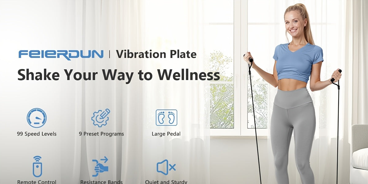 3D Vibration Plate Exercise Machine for Whole Body Workout | Home Gym