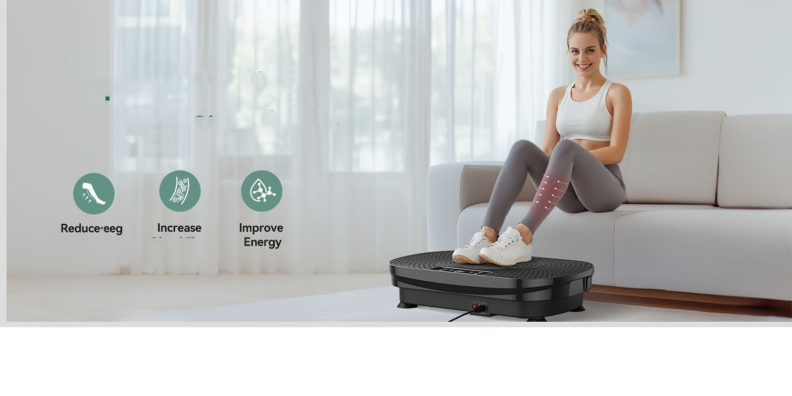 Vibration Plate Exercise Machine – Whole Body Toning & Lymphatic Support