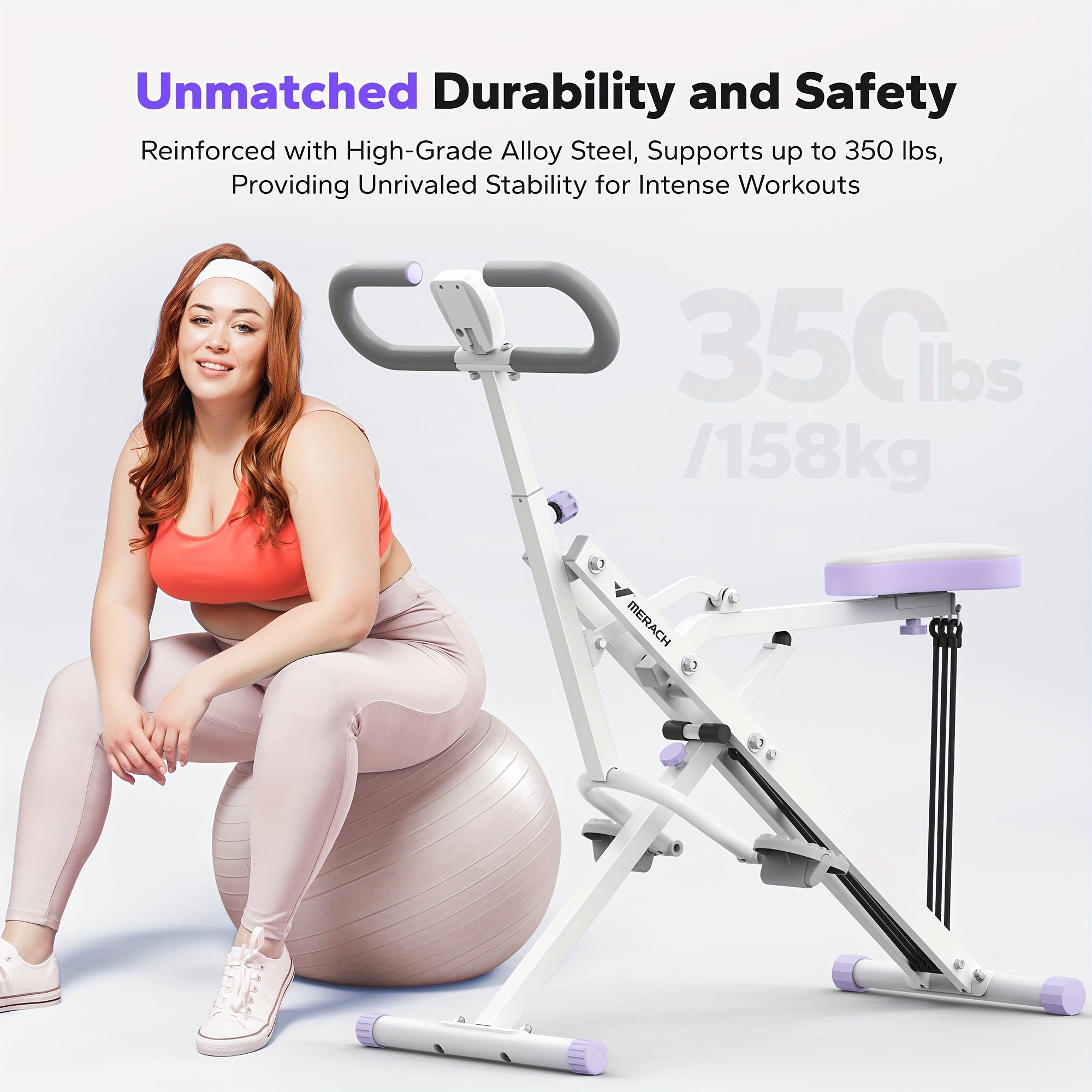MERACH 2-in-1 Squat & Rowing Machine | Foldable Full Body Home Workout
